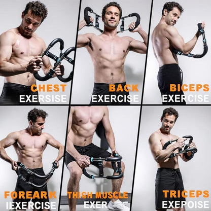 Adjustable Twister Arm Trainer for Chest and Arm Workouts - Portable Home Gym Equipment for Upper Body Fitness