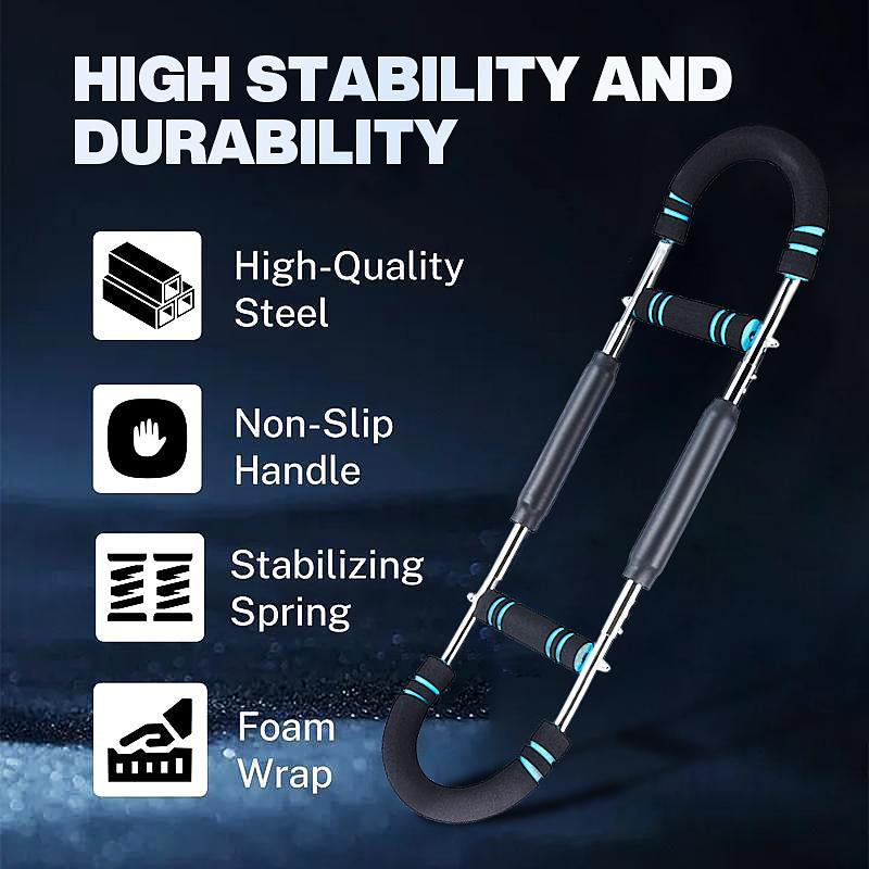 Adjustable Twister Arm Trainer for Chest and Arm Workouts - Portable Home Gym Equipment for Upper Body Fitness